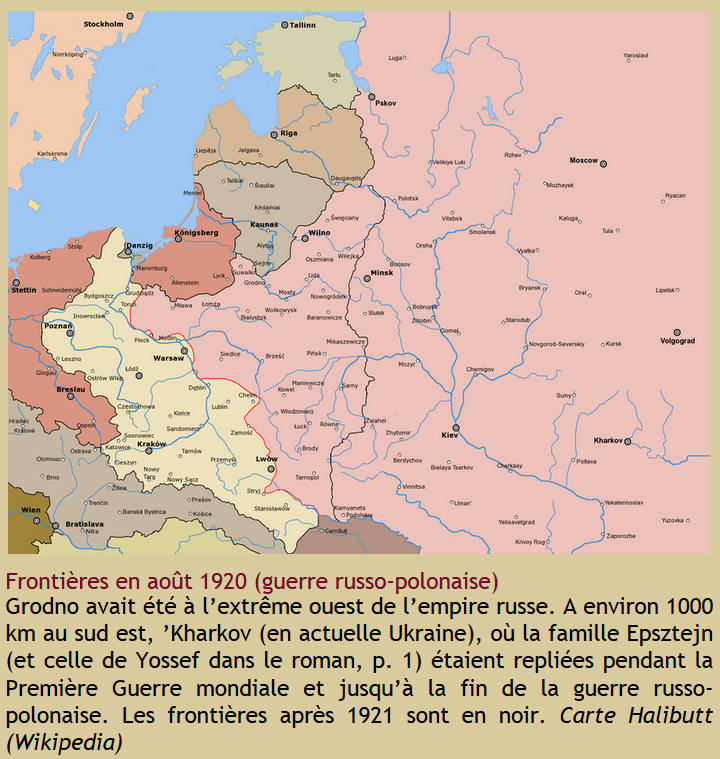 Frontières en août 1920 (guerre russo-polonaise)