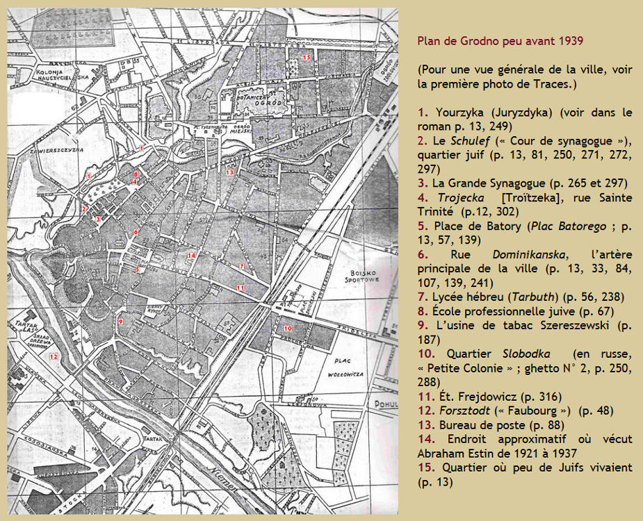 Abraham Estin plan général de Grodno