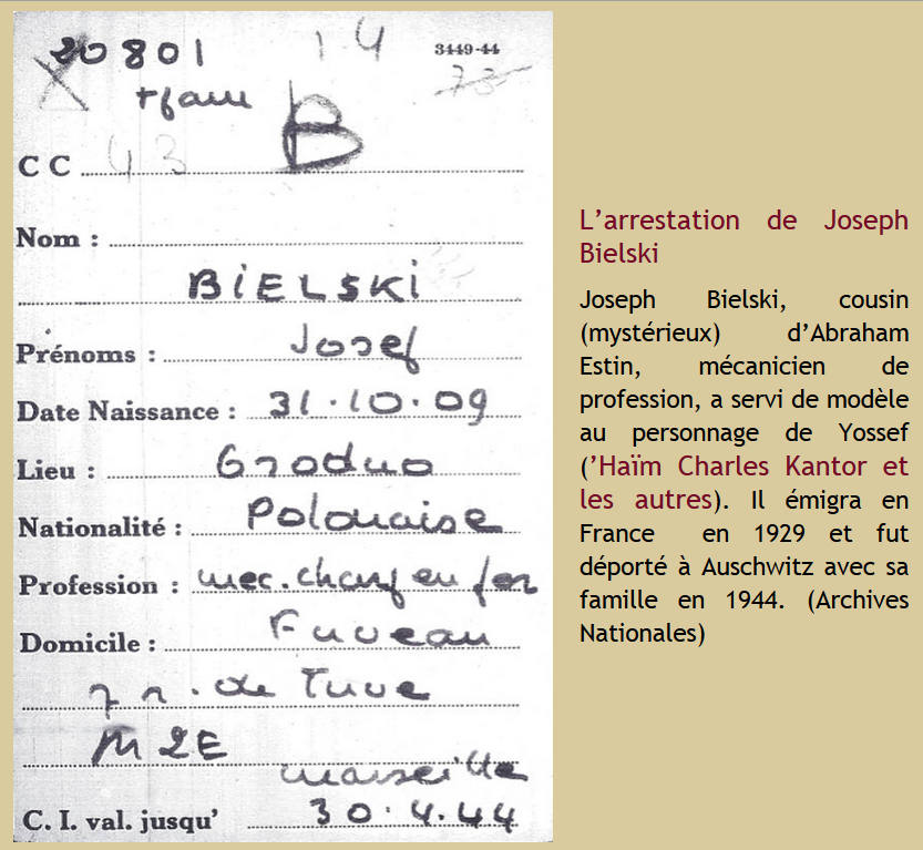 L'arrestation de Joseph Bielski